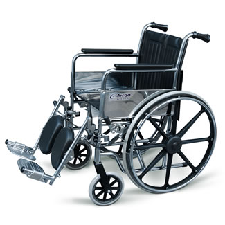 Image FAUTEUIL ROULANT BRAS FIXES ET REPOSE JAMBE ÉLÉVATEUR 18"